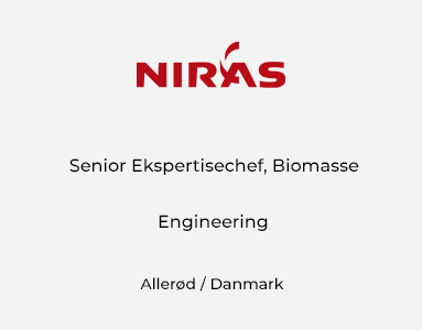 Senior Ekspertisechef, Biomasse