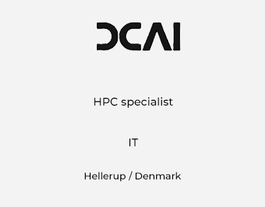HPC specialist